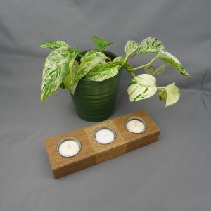 Hardwood Tea Light Candle Holder