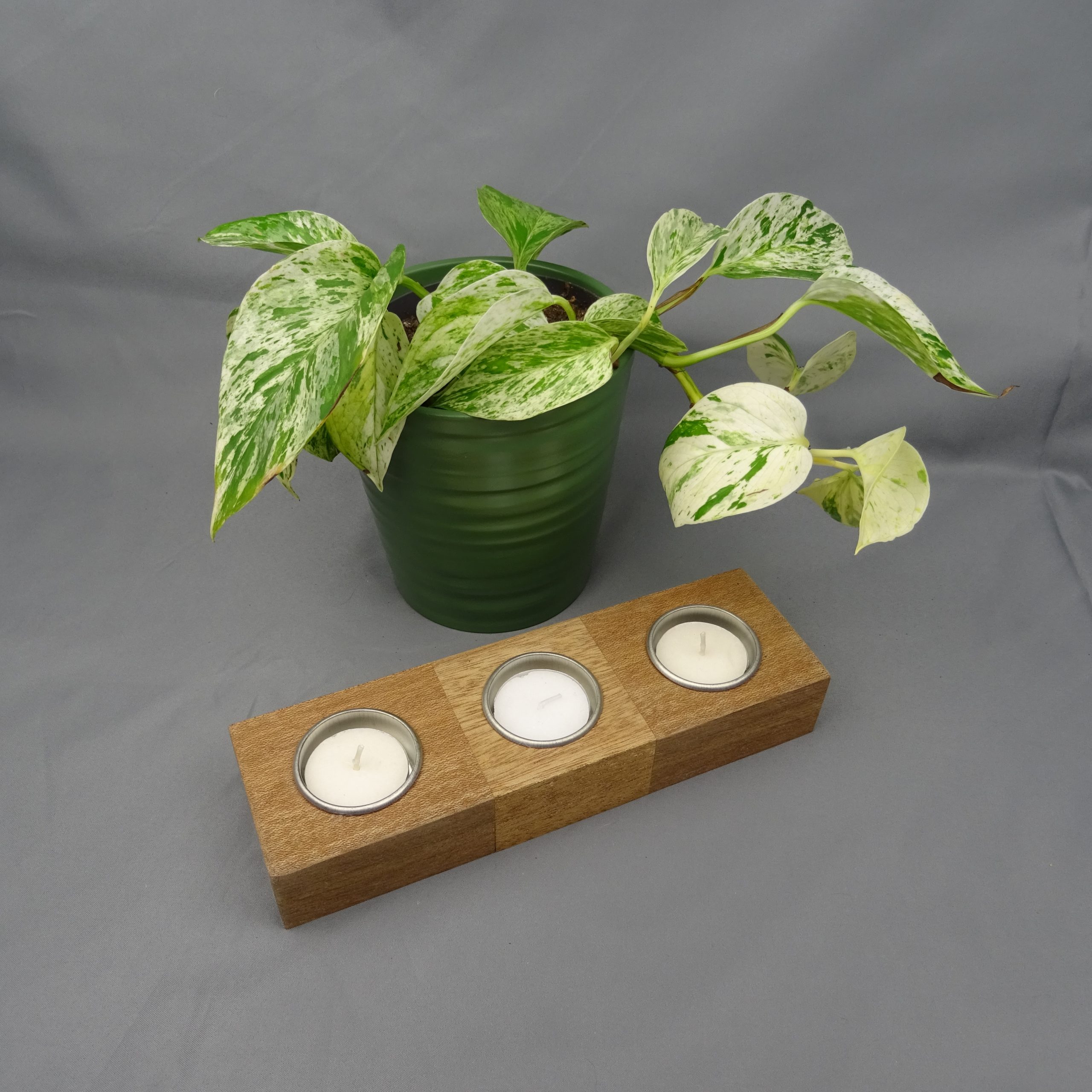 Hardwood Tea Light Candle Holder Hardwood Tea Light Candle Holder