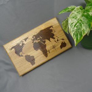 World Map Serving Board