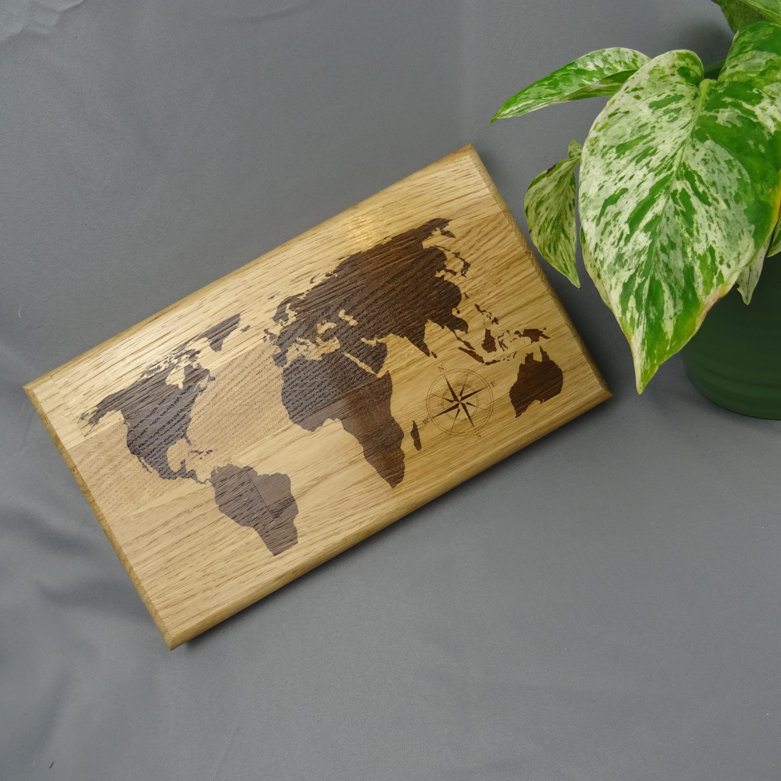World Map Serving Board World Map Serving Board