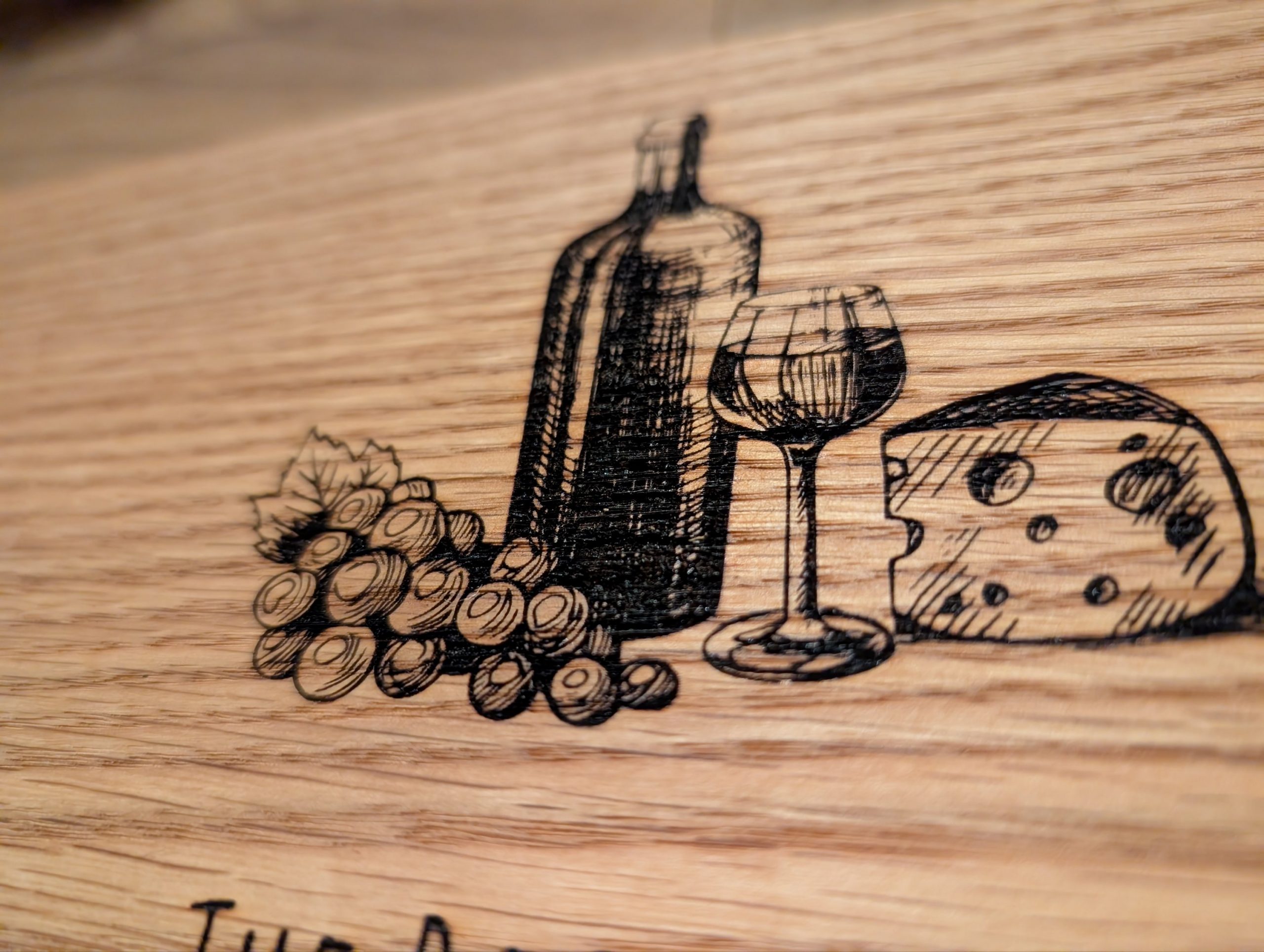 Personalised Oak Cheese Board - Image 3