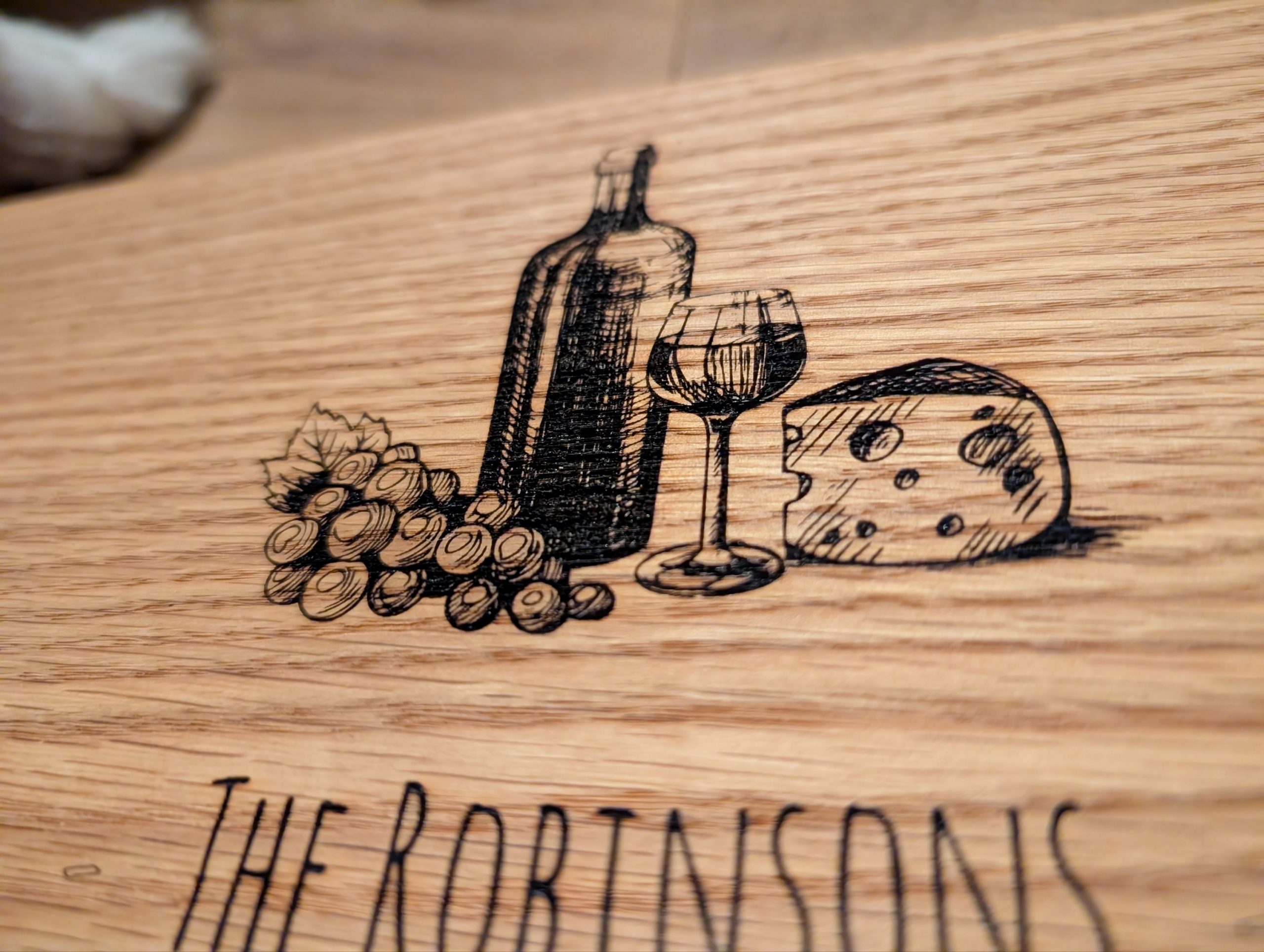 Personalised Oak Cheese Board - Image 2