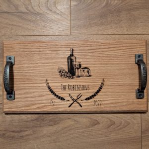 Personalised Oak Cheese Board