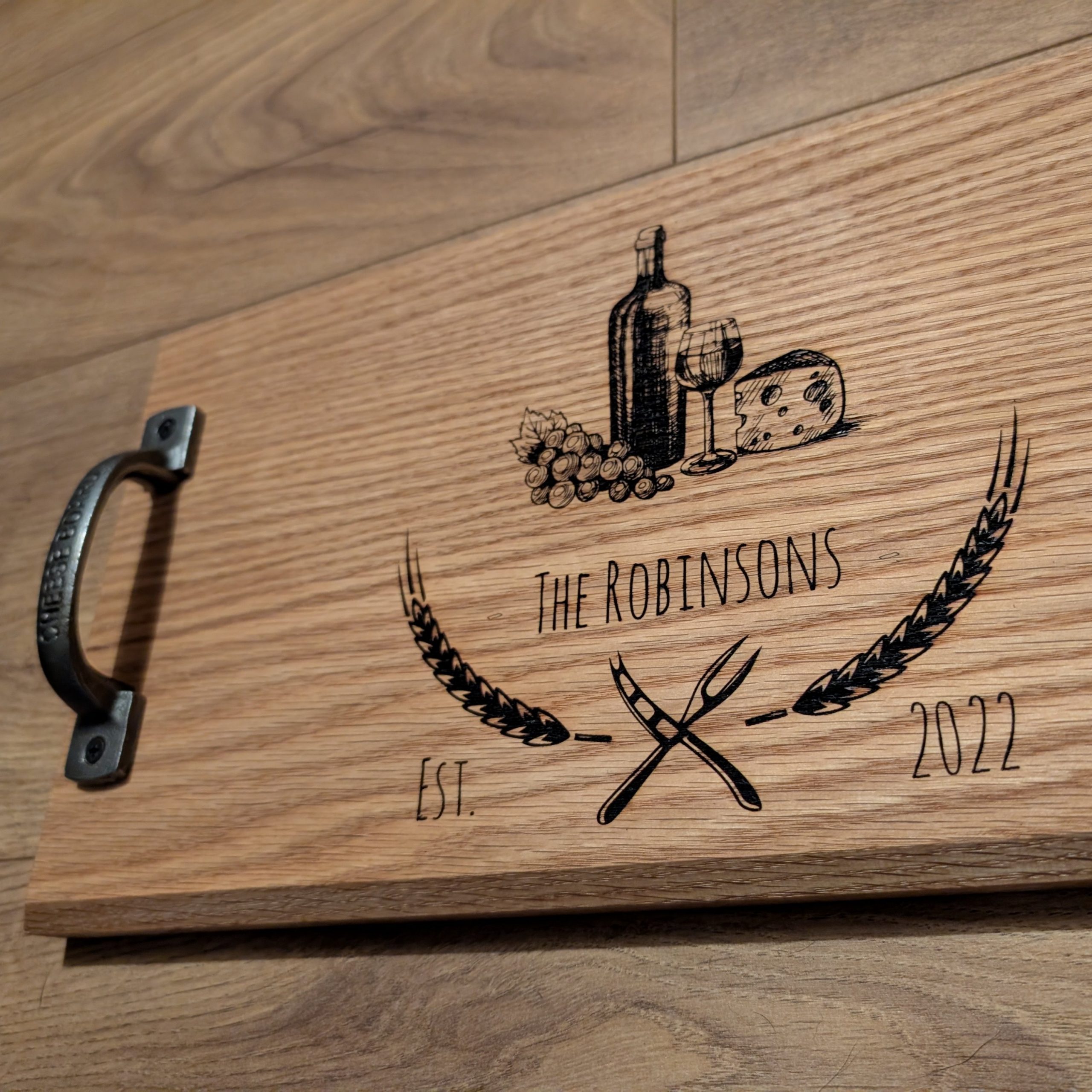 Personalised Oak Cheese Board - Image 4