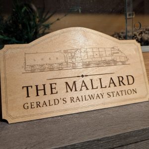 Mallard Train Sign