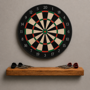 5cm Dartboard Anti-Roll Floating Shelf 70cm
